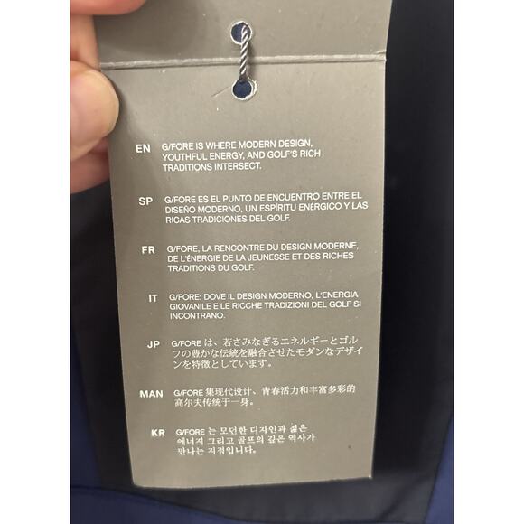 NWT G Fore G4 1/4 Zip Pullover Shirt Mens Size XXL Navy Long Sleeve Shacket - Picture 11 of 12